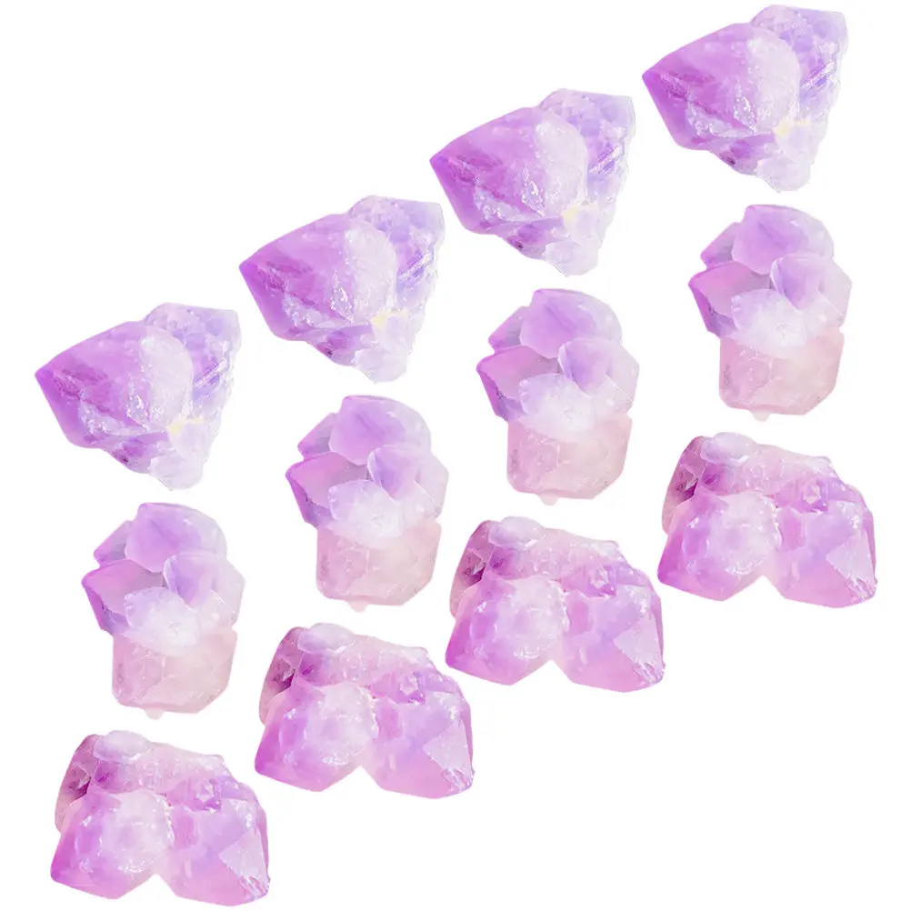 

1Pack Amethyst Crystals Bulk Decorative Crystal Chips for Aromatherapy Diffuser Stones Home Wedding Party Floral Arrangement