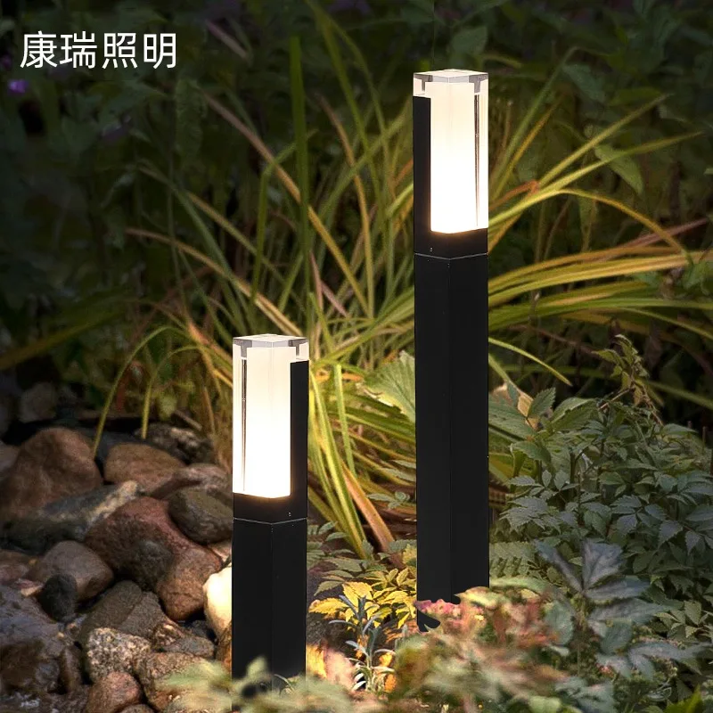 Waterproof outdoor lawn modern simple community garden grass landscape lighting courtyard