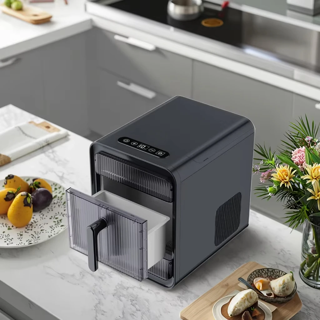 Asas vendendo mini máquina de fazer gelo portátil bancada fabricante de máquina de fazer gelo para festa casa hotel escritório