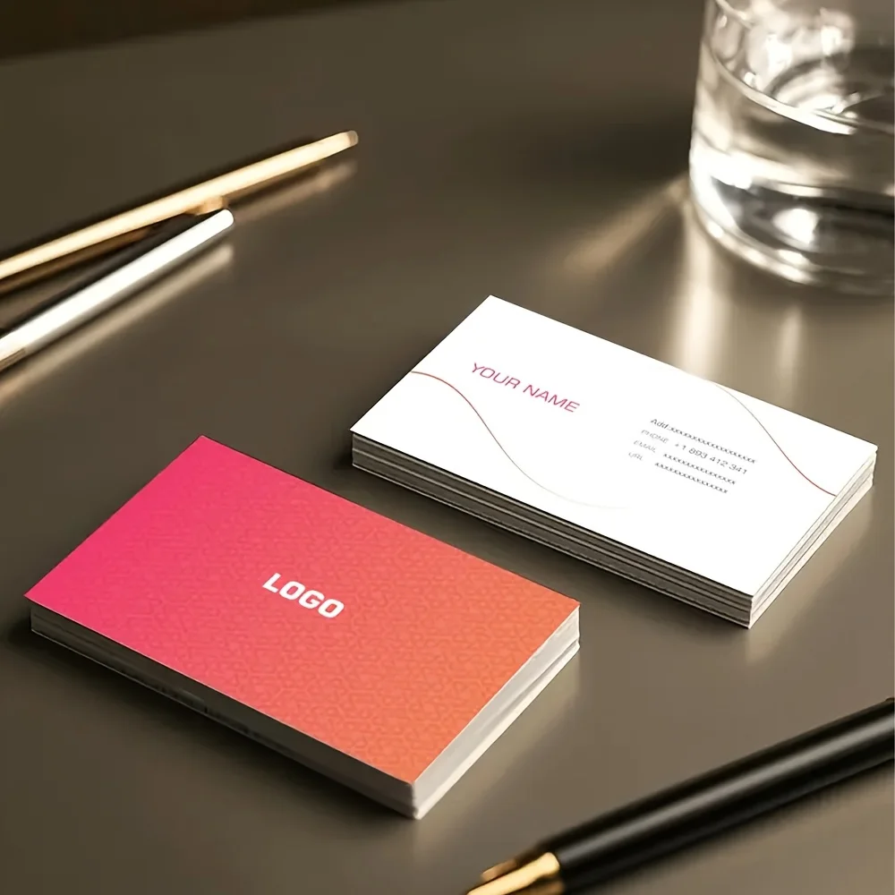 

Bulk Custom Gradient Texture Business Cards 1000pcs 9x5.4cm Personalized Logo Name Card for Professional Business Use