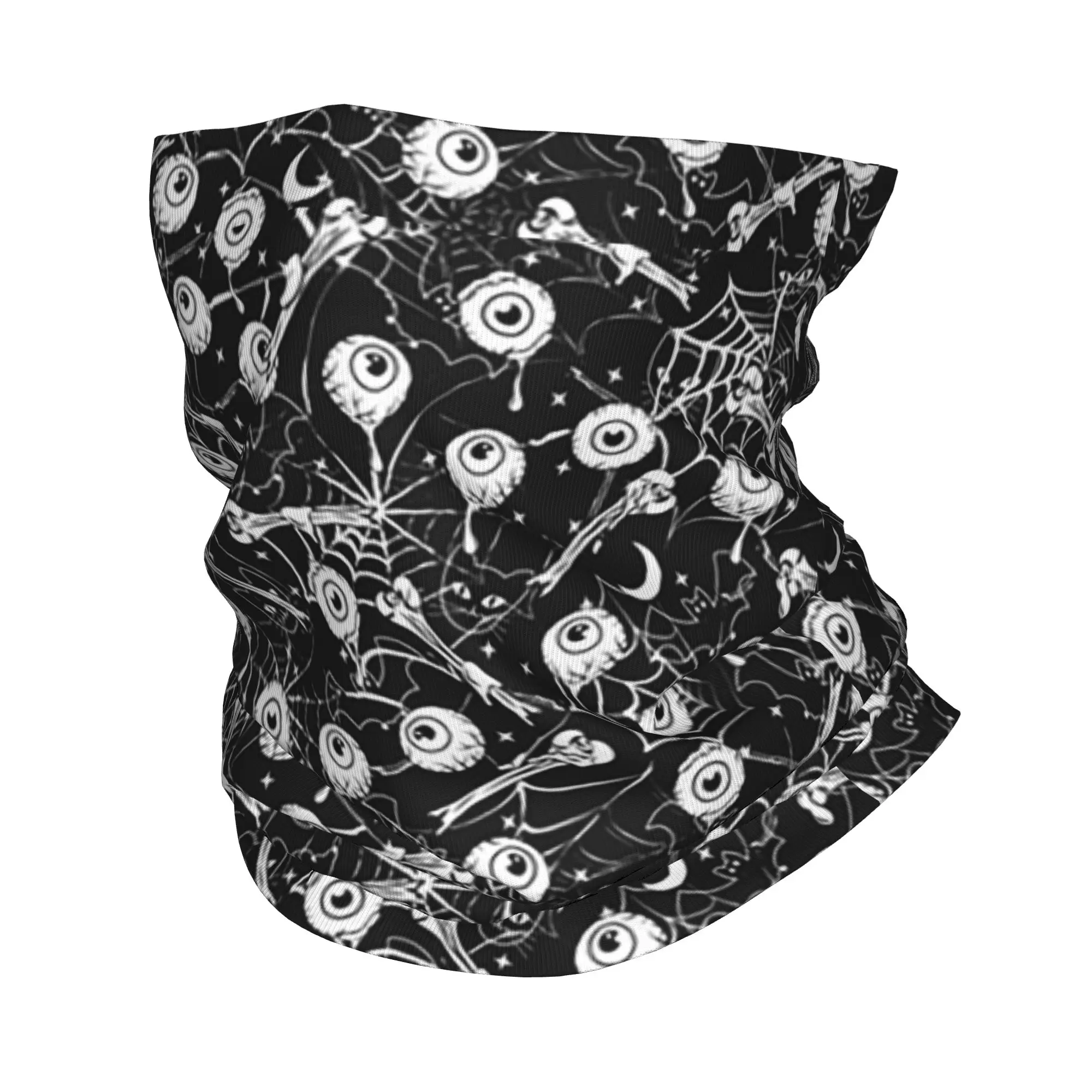Halloween Spider Cat Bandana Neck Cover Printed Magic Scarf Headwear Cycling Unisex Adult All Season view 3