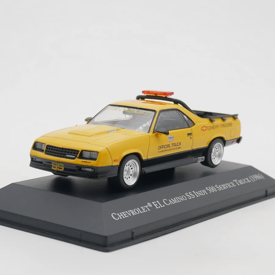 Toy Vehicle Collection Ixo 1:43 CHEVROLET EL CAMINO SS INDY 500 SERVICE TRUCK 1986 Diecast Car Model