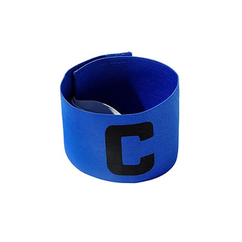 1 Pcs Football Match Captain C Word Mark Armband Paste Team Leader C Word Nylon Flexible For Soccer Sports Accessories Unisex