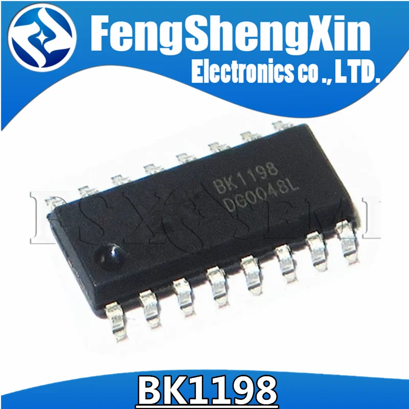 

5pcs BK1198 BK1198L SOP-16 1.6V-3.6 FM receiver chip for radio IC