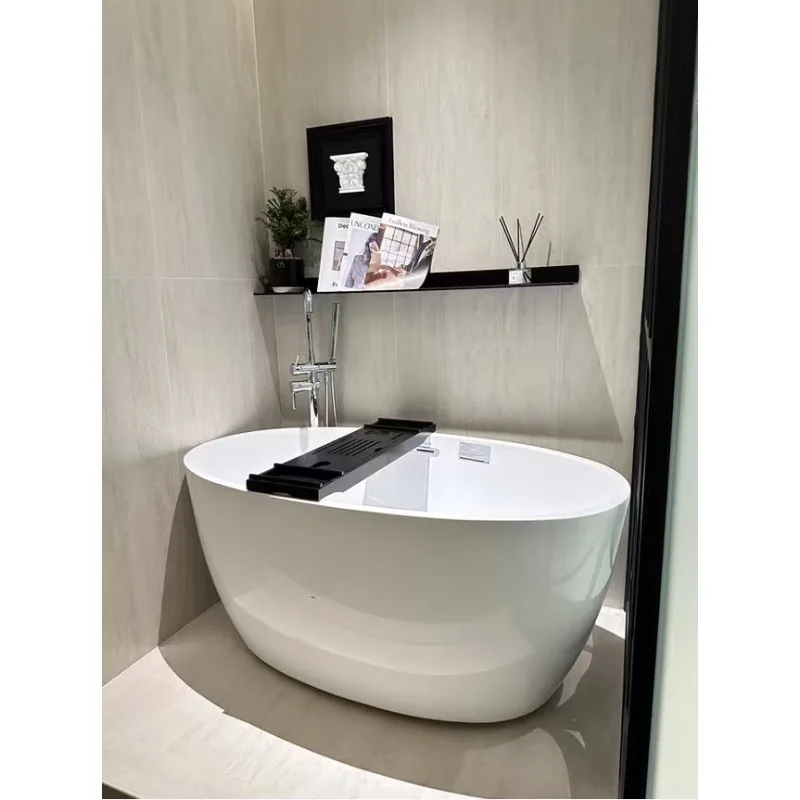 Bateria wannowa stojąca, jednouchwytowa, czarna, z obrotową wylewką 360 stopni i zestawem słuchawki prysznicowej z ABS.