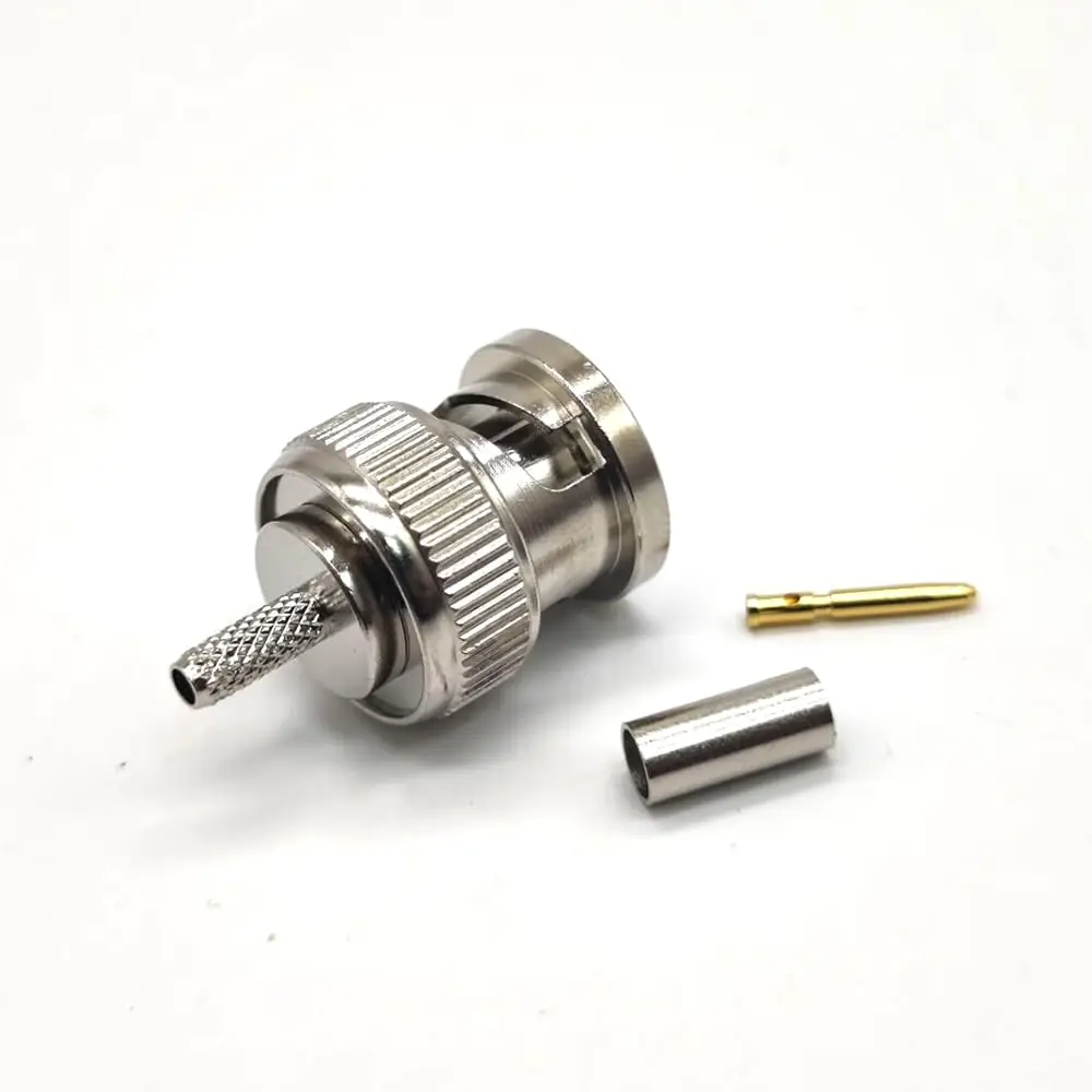 BNC Connector for RG-179 Cable Mount Crimp for RG179/SYV75-1.5 — купить у AliExpress WW