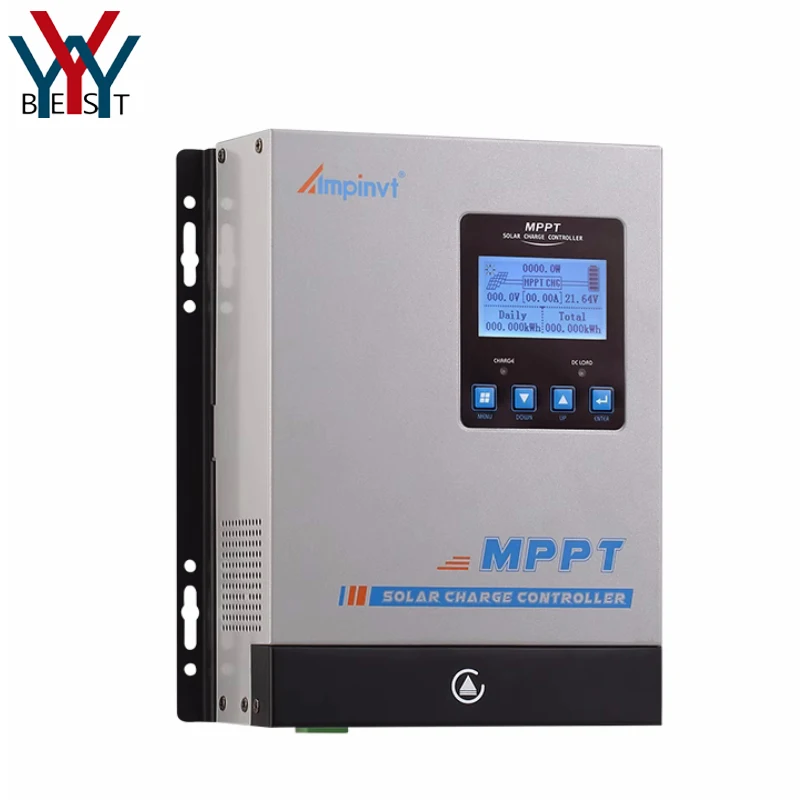 Controlador Solar MPPT, 30-80A, Carregamento Fotovoltaico Geração de Energia, Comunicação de Dados, 12-48V, Universal Lithium Battery Inverter