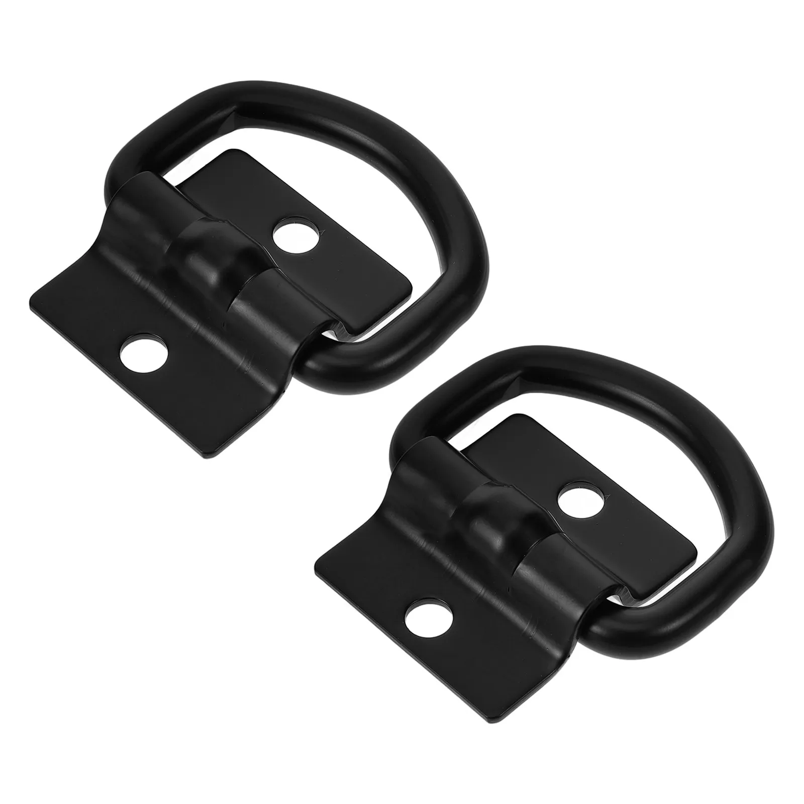 

2Pcs Robust Metal Truck Bed Tie Down Anchors for Trailers Cars Cargo Fastening Trailer Lashing Rings Heavy Duty Cargo Anchors