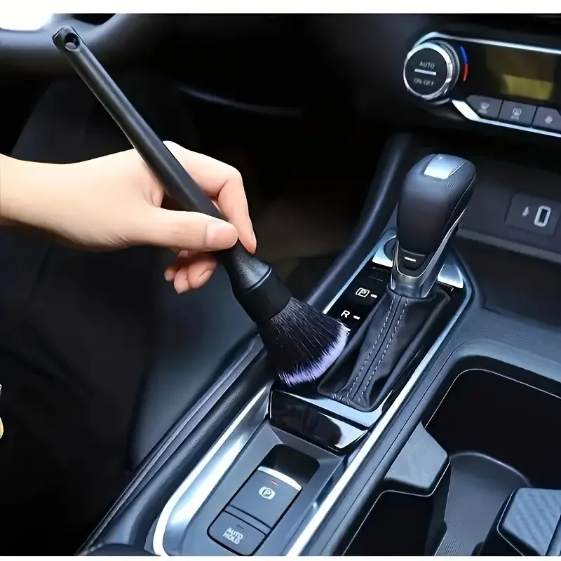 1Pc car interior detail brush,: home cleaning dust brush, computer keyboard jewelry dust cleaning brush, soft bristle cleaning