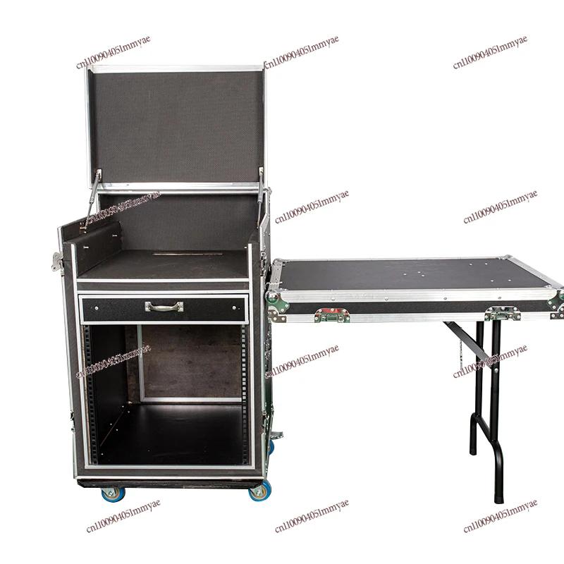 Professional Amplifier Chassis Air Case Cabinet Mixer Shelf Storage