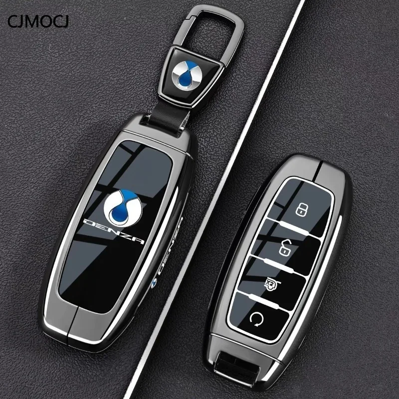 غطاء مفتاح من سبائك الزنك الفاخر لـ DENZA D9 Z9 Z9GT N7 N8 N9 - حافظة مفاتيح واقية سلسلة مفاتيح #6