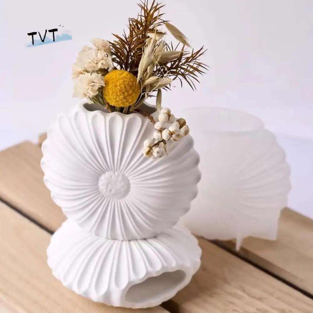 

Форма для горшечных растений, силиконовая форма для вазы с подсолнечником, 3D многофункциональная форма для цветов, гибкая креативная форма для гипса, изготовление подарков