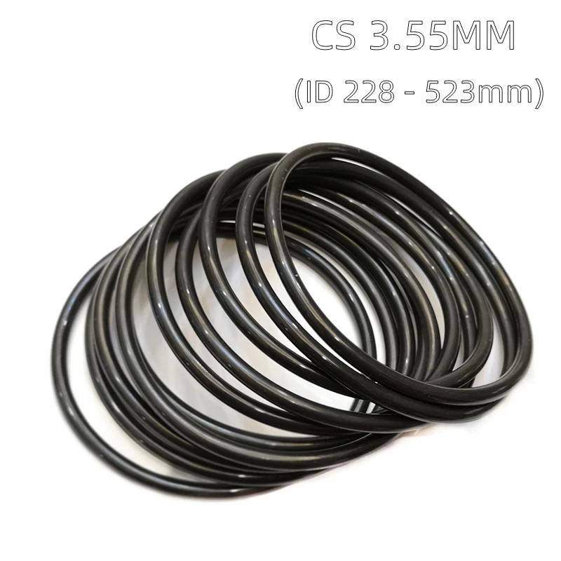 

Custom EPDM O-rings CS 3.55mm Elastomer Gasket Rubber Sealing Ring Ethylene Propylene O-ring Seal Weather-resistant Black