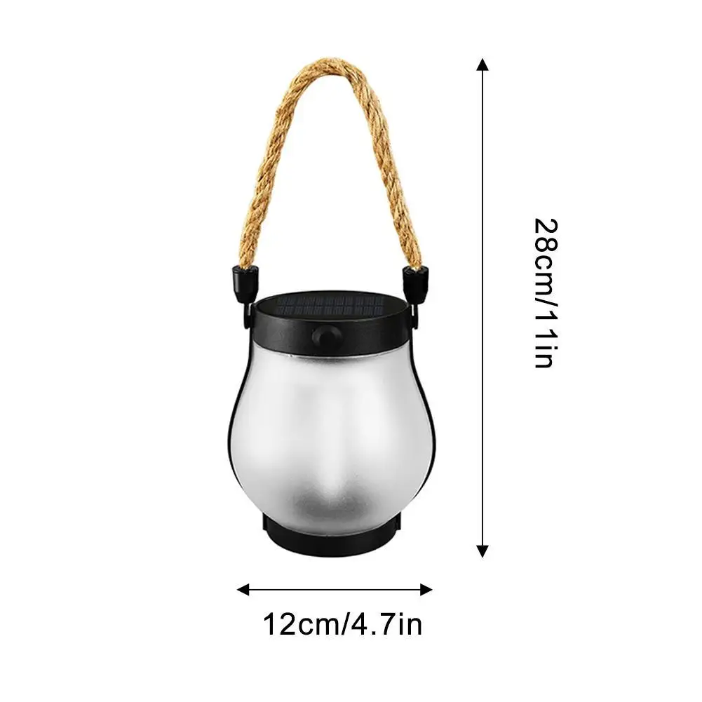 Solar Flame Rope Light Type C Fast Charging Waterproof Hanging Decoration for Camping Garden Balcony Outdoor Romantic Atmosphere image 5