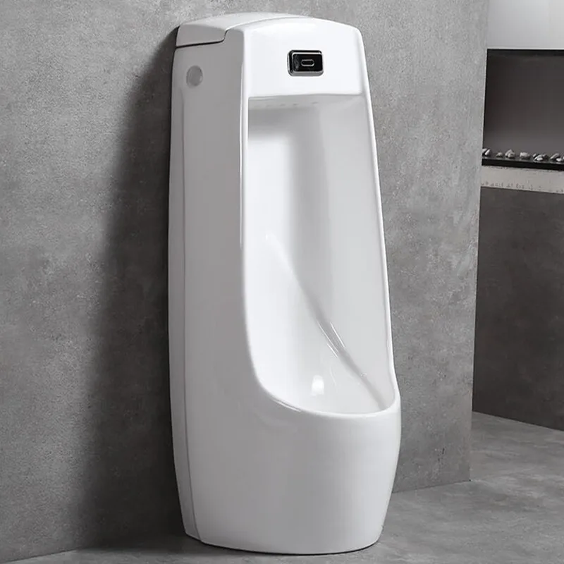 

Commercial Floor Type Adult Urinal Automatic Sensor Manual Delay Flush Water Saving Public Washroom Sanitary Ware