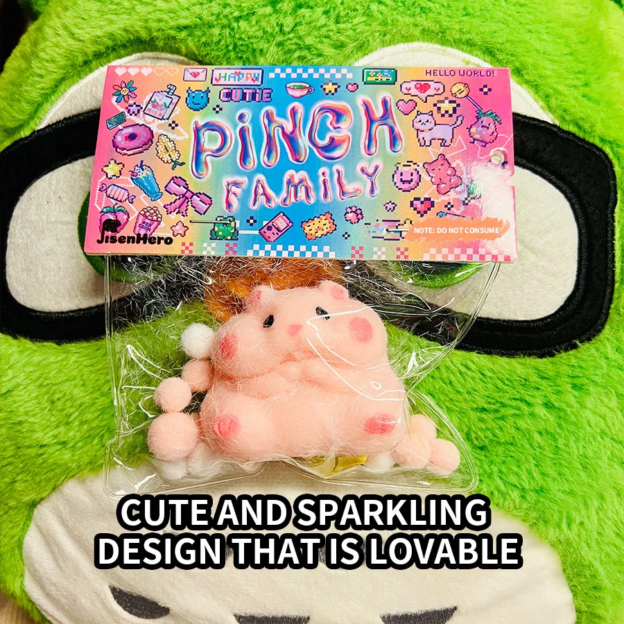 Nowa zabawka do ściskania chomika z kreskówek Szczypta Squish Ręka Relaks Zabawka Dekompresja Zabawki do ściskania Fidget Zabawki sensoryczne Dla dzieci Dorośli Prezent