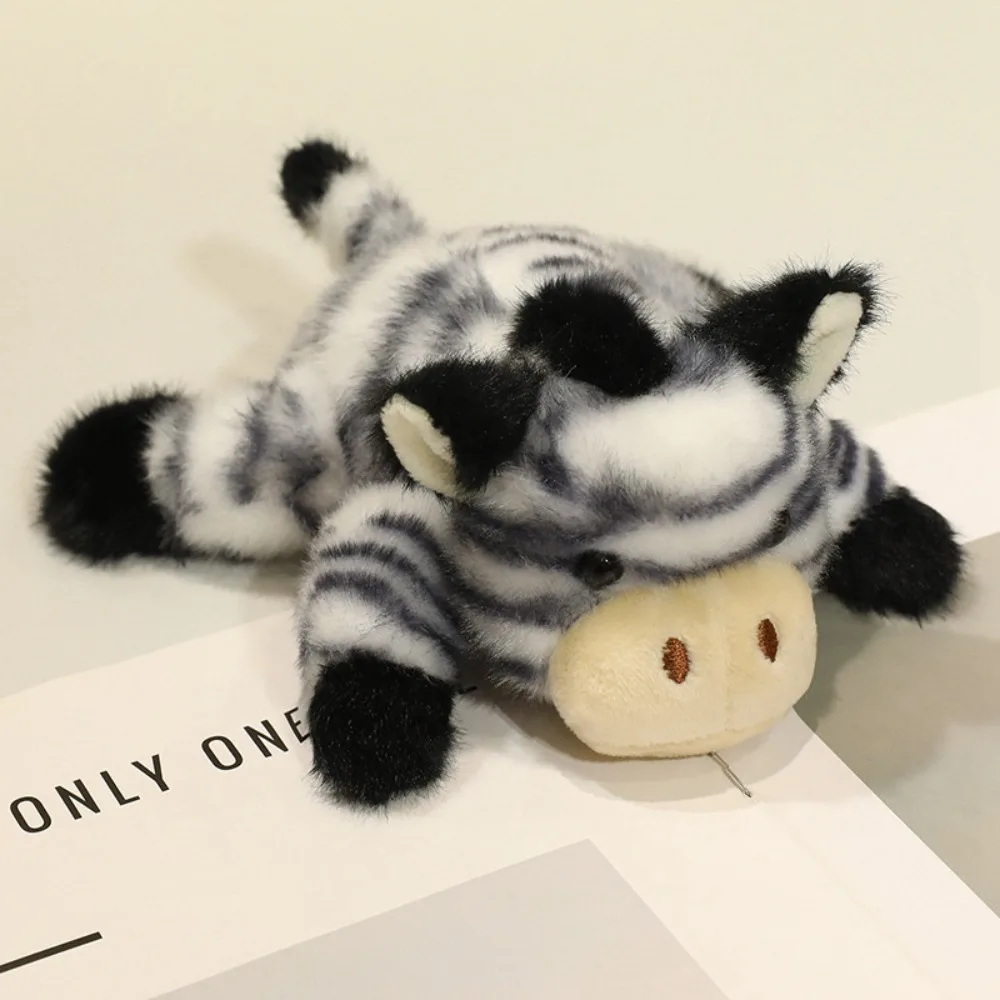 Tiger Magnetic Refrigerator Sticker Doll Leopard Zebra Toy Cat Lying Doll Fridge Decoration Animal Fridge Magnet Kitchen Decor