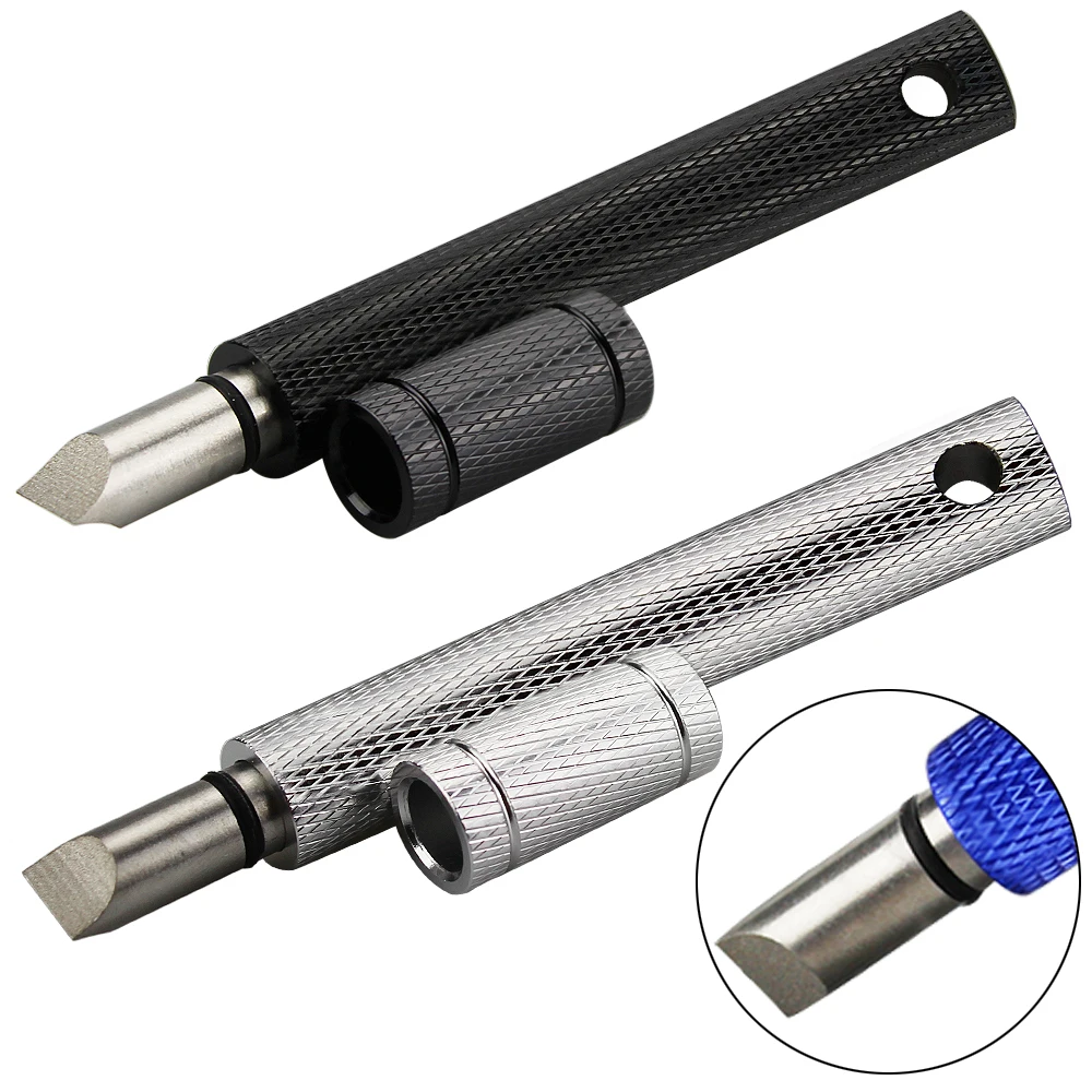 1pc Golf Club Groove Sharpener Grooving Tool and Cleaner for Wedges Irons Generate Optimal Backspin Suitable for UandV Grooves