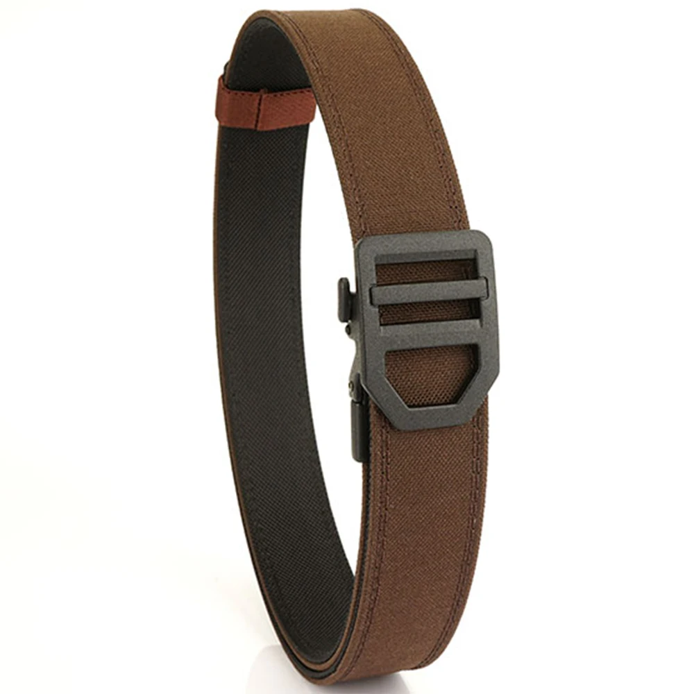 TUSHI EDC Harter taktischer Gürtel für Männer, Metall, automatische Schnalle, IPSC-Waffengürtel, 1100D Nylon, Militärgürtel, Outdoor-Sportgürtel, männlich – Detail 20