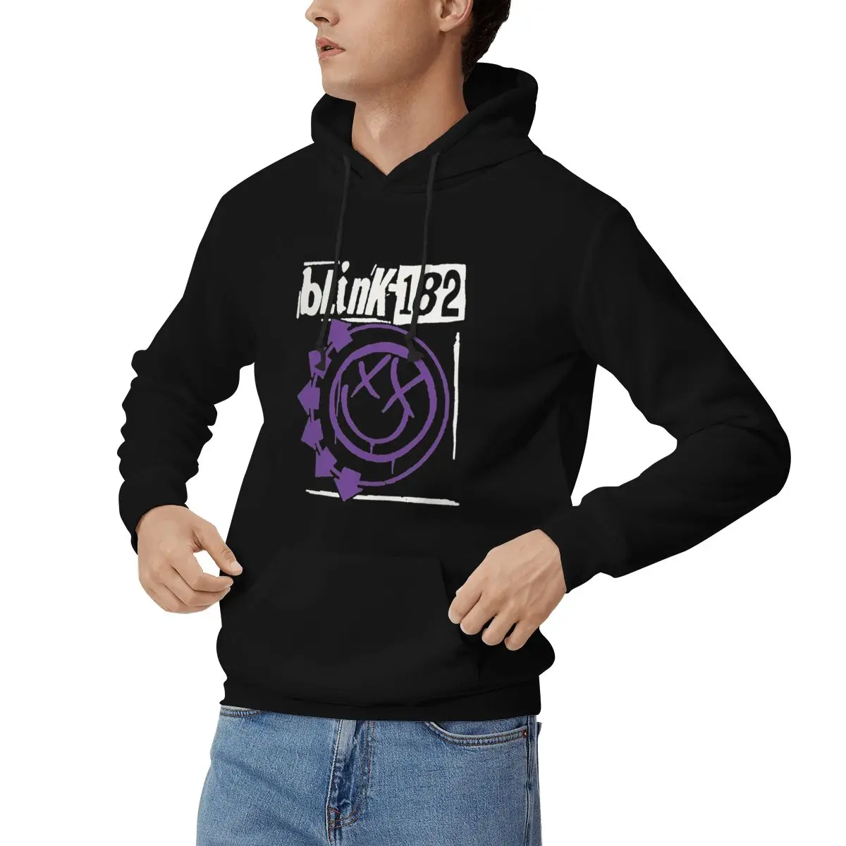 Blink 182 Punk Smile sudaderas con capucha hombres mujeres Casual pulóver sudadera moda manga larga con capucha Otoño Invierno