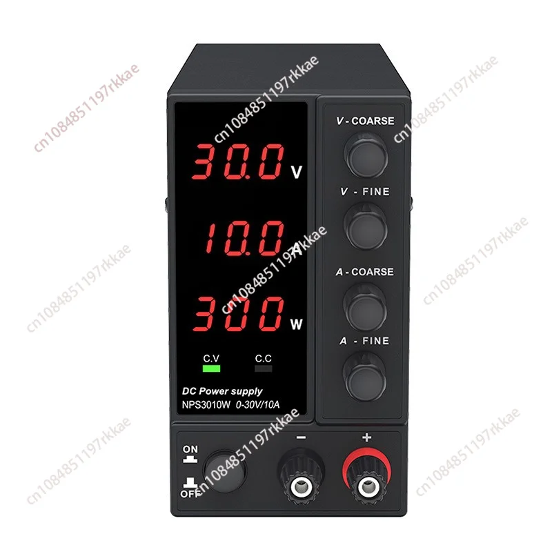 Adjustable DC Regulated Switching Power Supply 30V 5A 10A for Battery Charging Laptop Repair Lab Bench Workstation