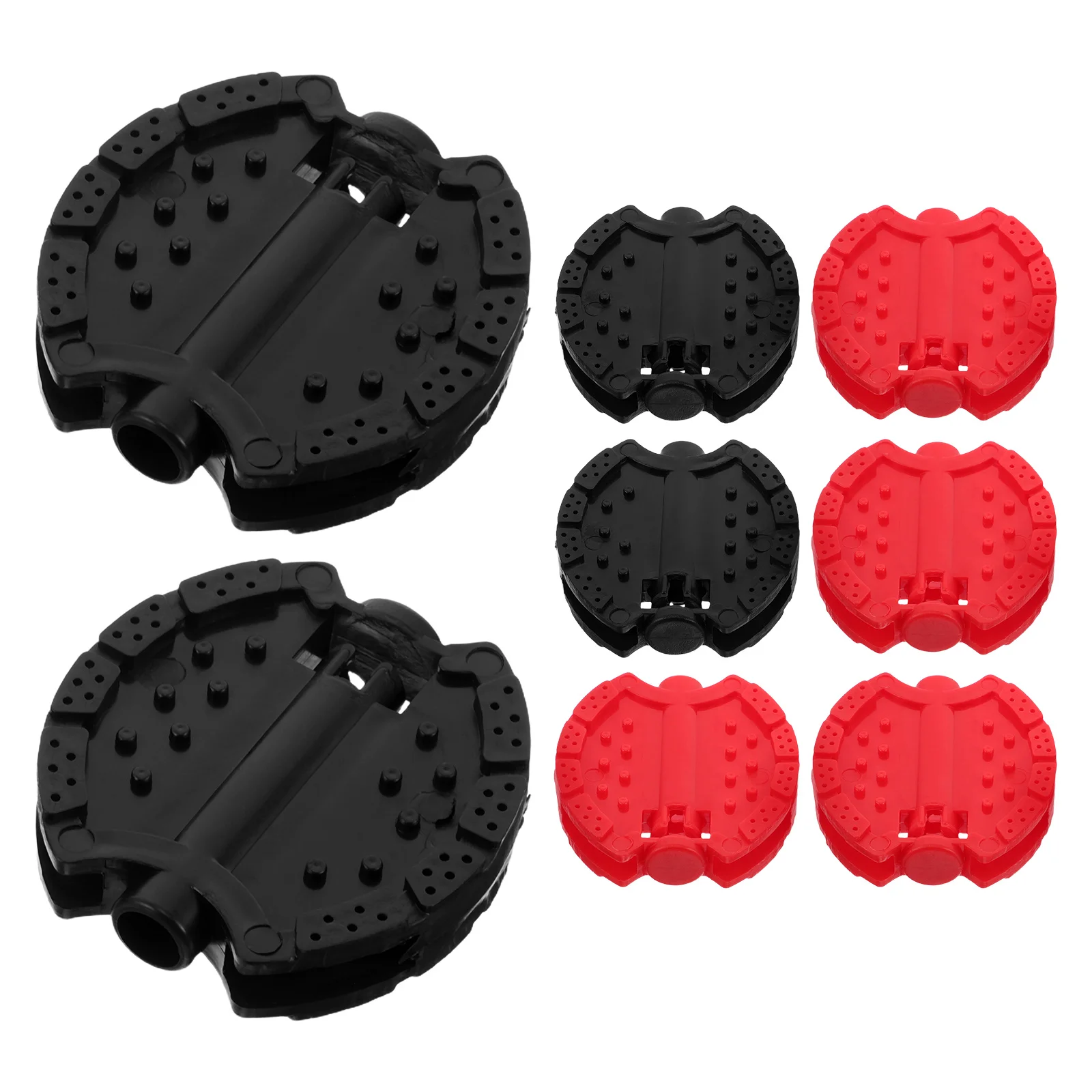 4Pairs Tricycle Pedals Durable Plastic Easy Install Footrests Childfriendly Design Cycling Accessories Bike Pedals