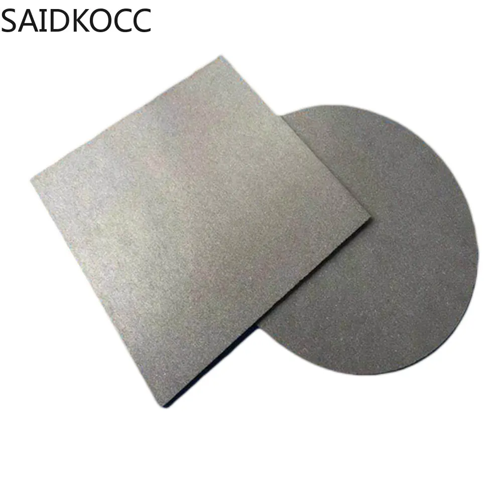 SAIDKOCC Micrometer Porous Titanium Ti Metal Foam Filter Material Laser Cutting Electrode Research Lab for Water Electrolyzer