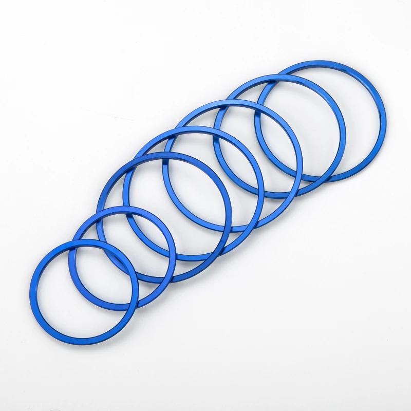 Car Air Condition Air Vent Outlet Decoration Inner Ring Trim Sticker Fit For Mercedes Benz C Class W205 GLC Class Accessories