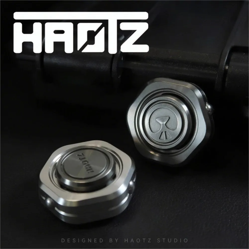 HAOTZ EDC Fidget Spinner Stainless Steel Stress Relief Toy Fidget Toys For Adults Gyro Anxiety Relief Gadgets