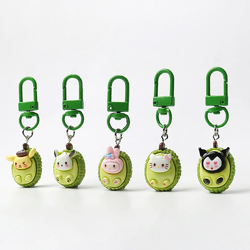 LLavero de aguacate Sanrio de dibujos animados, colgante de mochila, colgante, decoración, regalos