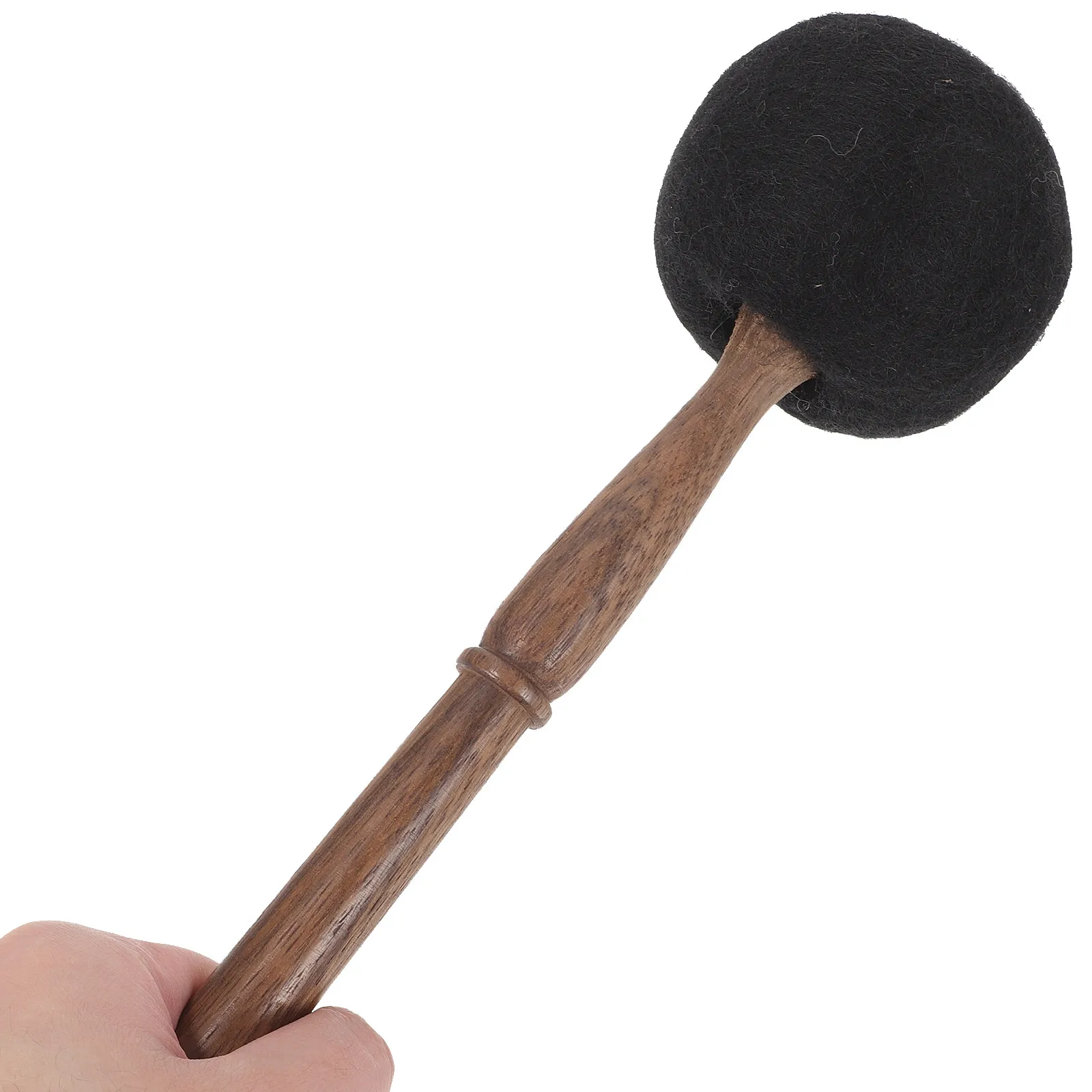 Ergonomic Wooden Singing Bowl Mallet Felt-Tipped Striker for Small Buddha Sound Bowls Meditation Sound Healing Yoga Mindfulness