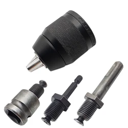 2-13mm Keyless 3-Jaw 1/20-20UNF Drill Chuck Quick Change Adapter SDS-Plus Shank 1/4