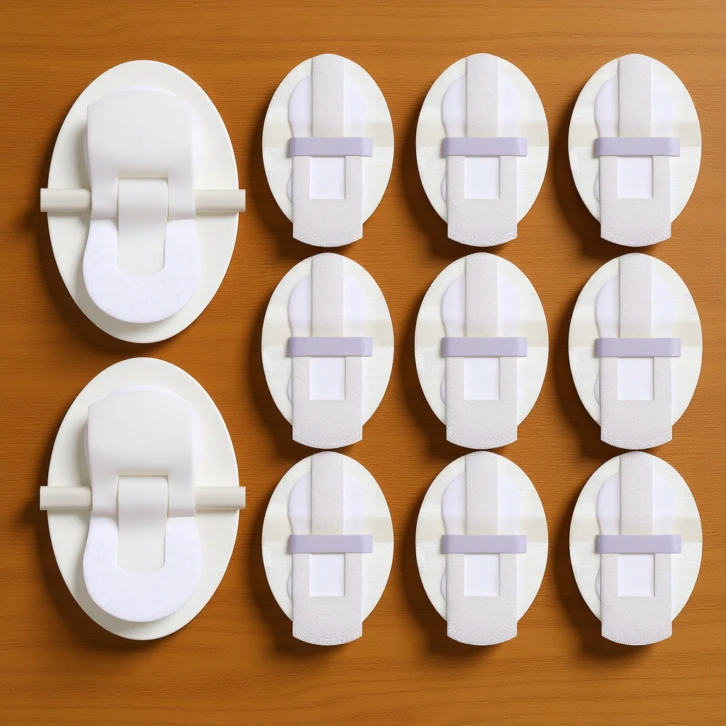 

20 pcs Catheter Stabilization Devices Tube Holder Fixation Tapes Legband Wrap Fasteners For Under Clothing