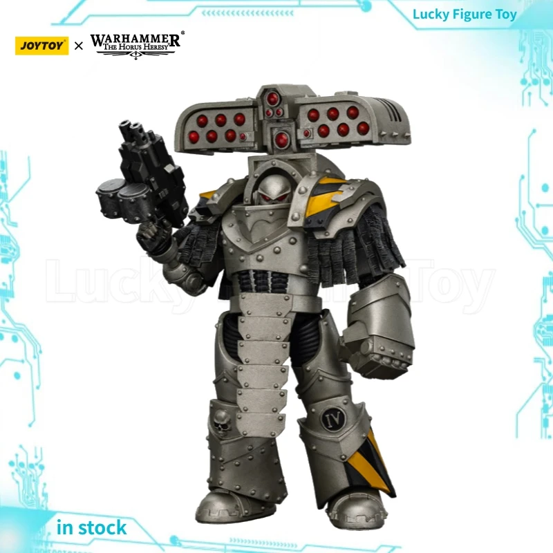

【In Stock】JOYTOY 1/18 Action Figure Warhammer 40K Lron Warriors Tyrant Siege Master Terminator with Rocket Launcher Model Toys