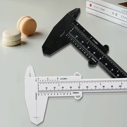 AIRAJ 150mm Double Rule Scale Plastic Vernier Caliper Student Dial Gauge Micrometer Measuring Ruler Inside Diameter Depth Meter