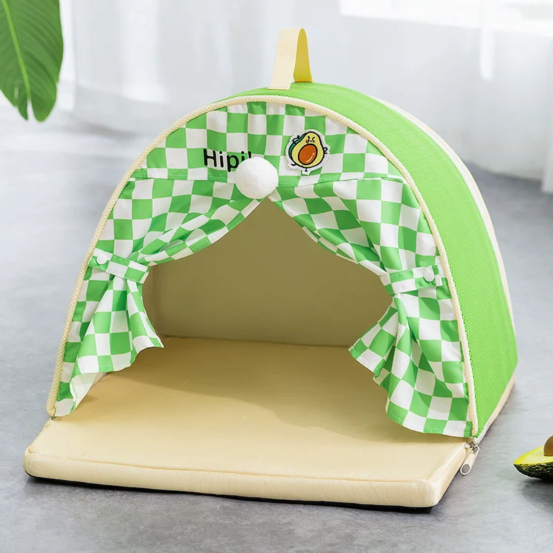 

2025 New Deep Sleep Comfort Cat Bed Iittle Mat Basket Small Dog House Products Pets Tent Cozy Cave Nest Indoor Cama