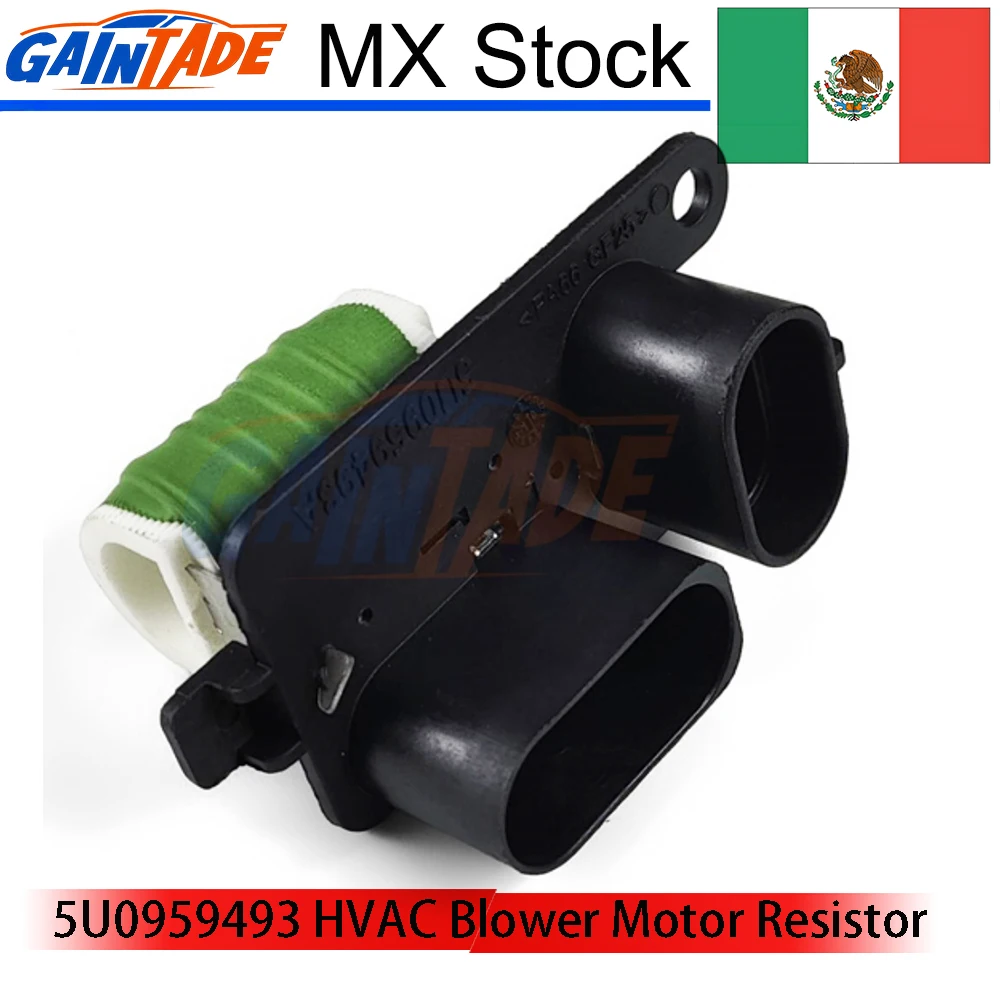 Resistencia de Motor de ventilador HVAC 5U0959493 5U0959493A para reemplazo de Motor VW CrossFox Gol Saveiro 1.6L L4