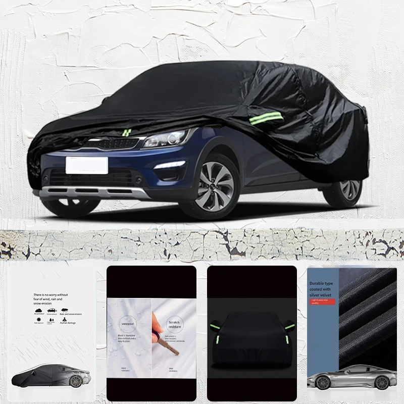 

For-Kia-KX-CROSS-Anti-UV-Sun-Shade-Rain-Snow-Resistant-Dustproof-Car-umbrella-Black-cover