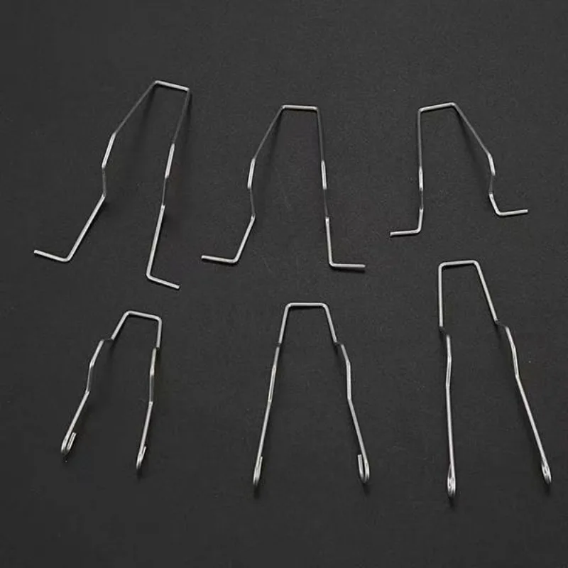 6pcs Auto Metal Headlight Bulb Spring Clips Car Headlamp Light Bulb Retainer Spring Clips Buckles 5ZHSFULLKIT For H1 H3 H4 H7