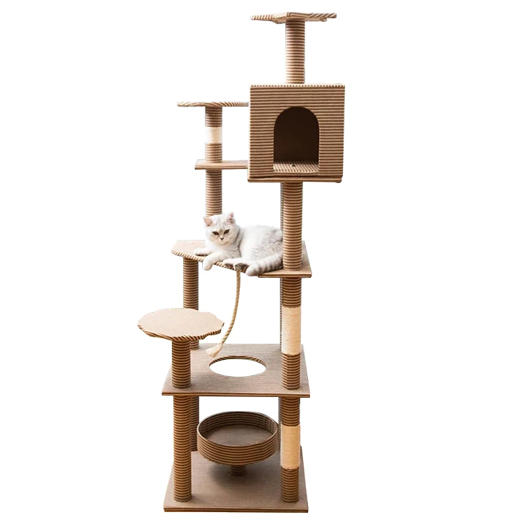 High quality luxury large size cat tower tree house condo tall for large cats