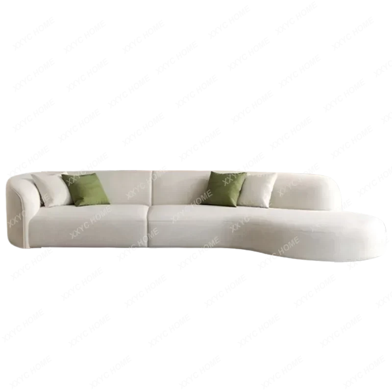 AAFrame Design Filler Sofas Beige Wood Reclining Corner Lounges Living Room Sofas Salon Bedroom Divano Moderno Home Furniture