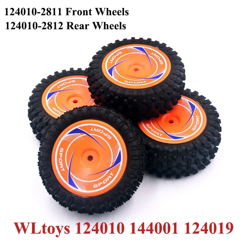 WLtoys 124010 124008 144001 124019 RC Car Parts Original Car Shell Tire Hub Front Rear Wheel Motor Steering Gear Screw
