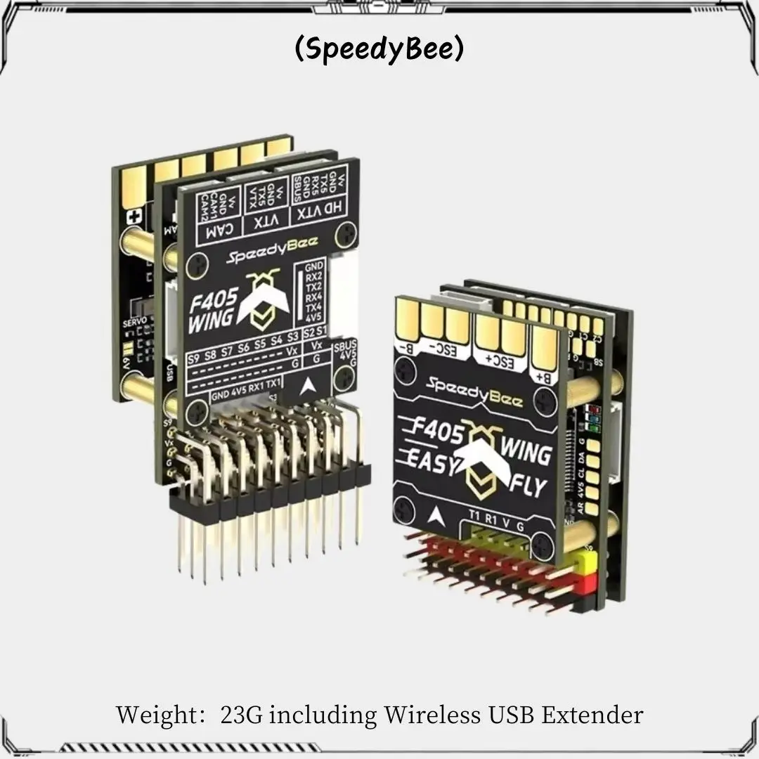 SpeedyBee F405 WING MINI Fixed Wing Flight Controller 2-6S LiPo for RC Fixed Wing Model Airplane Drone