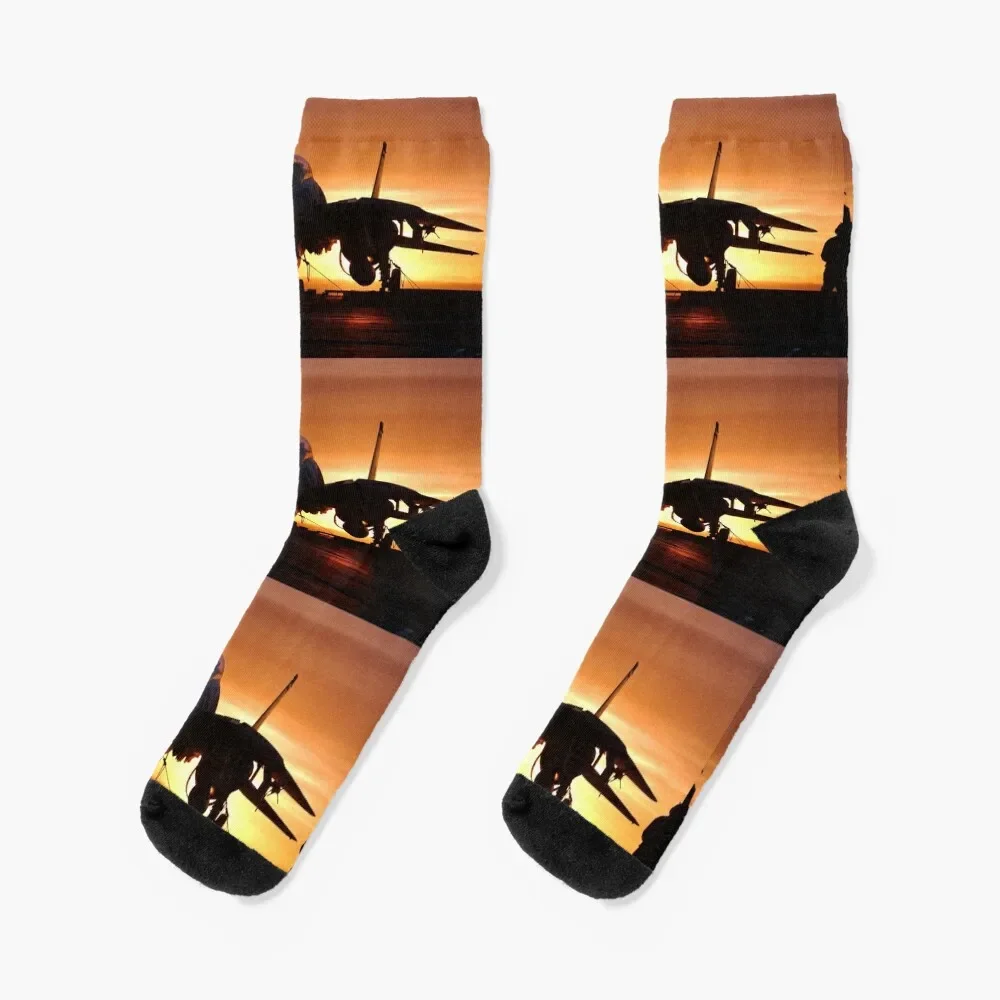 

Grumman F-14 Tomcat Socks Rugby Men's basketball christmas gifts Socks Men Women's