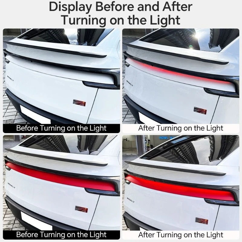 

For Tesla New Model Y Juniper 2025 Running Light Protective Film PVC Car Paint Protection Film Trim Auto Decoration Accessories