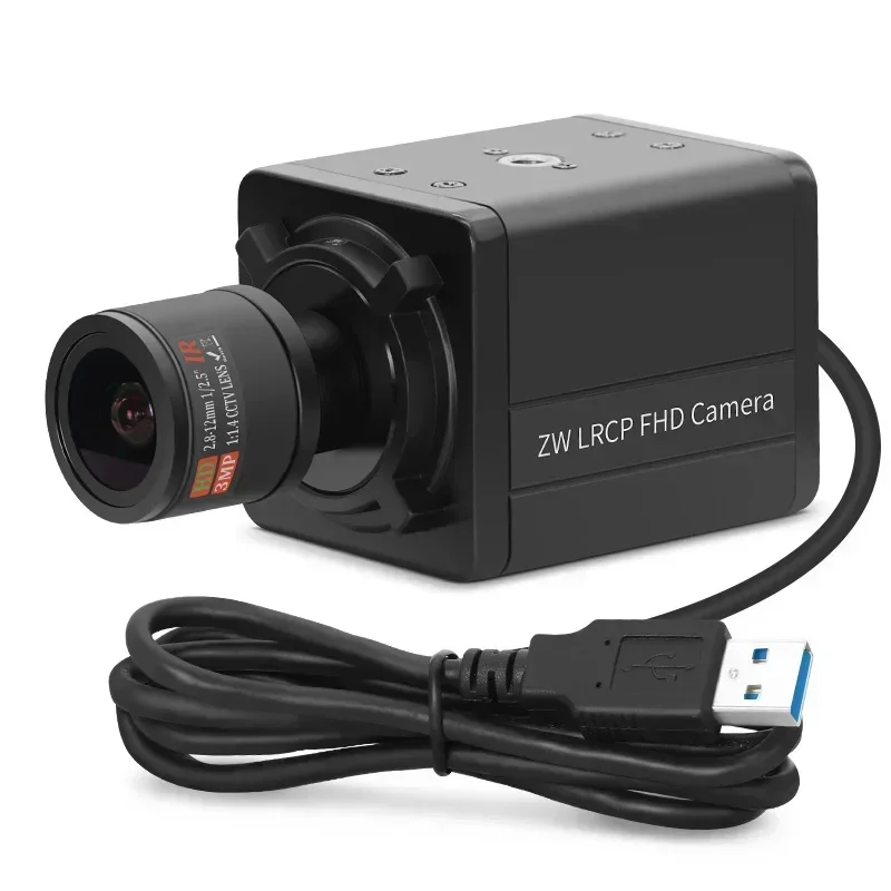 

New New 5600 5MP Imx335 M12 Varifocal 2.8-12mm Lens CMOS 1/2.8" High Speed USB3.0 Free Driver HD Industrial Camera, Good Clarity