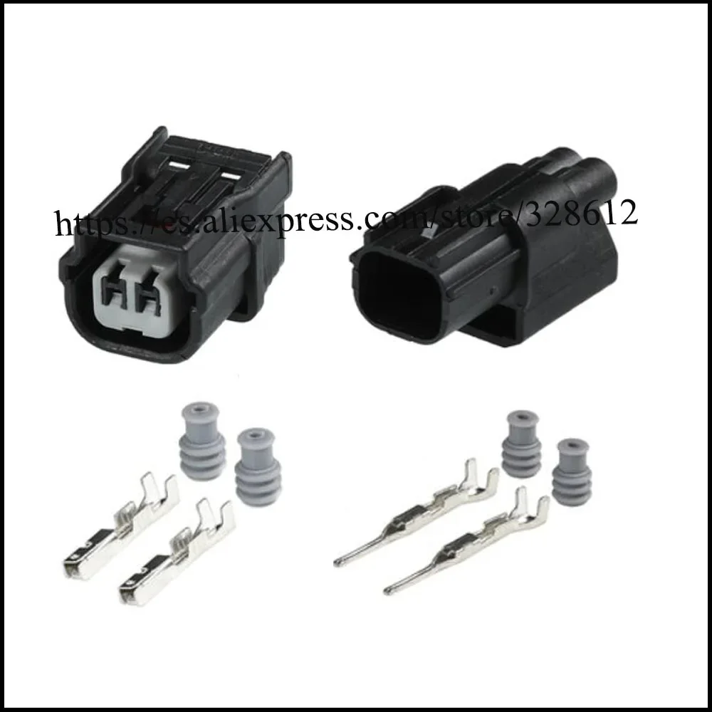 

100SET DJ70210B-1-11/21 car female male cable connector jacket socket 2 pin Connector automotive plug include terminal seal