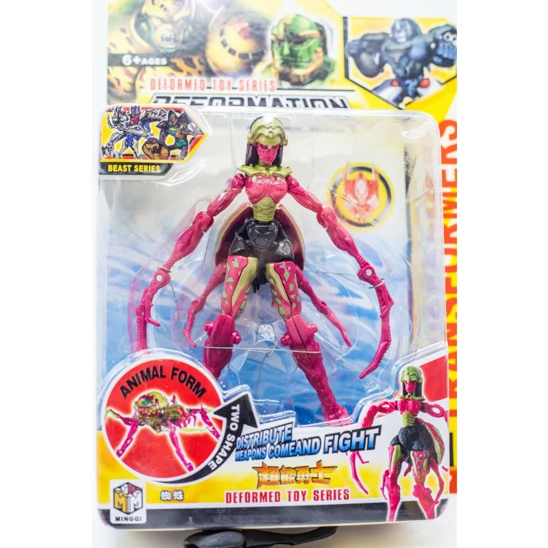 Genuine Transformers Beast Wars Defdrmed Toy Series Anime Figure Cheetor Blackarachnia Model Doll Toys Collect Ornaments Gifts