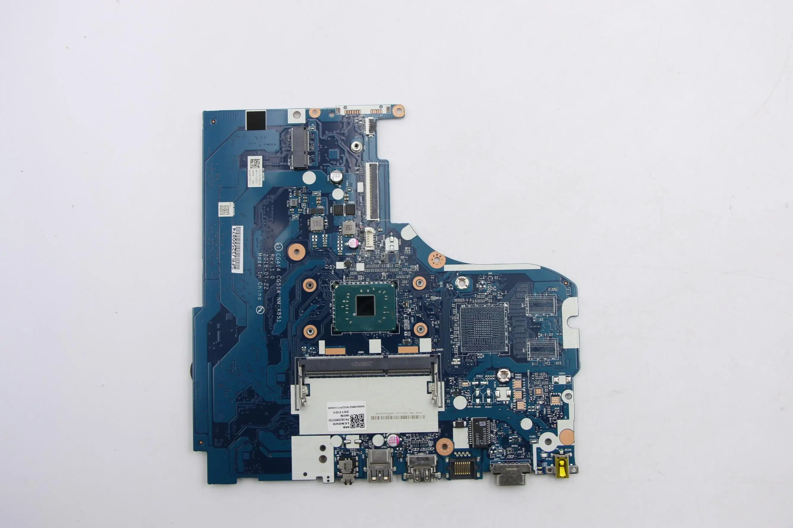 placa mae do portatil para lenovo ideapad 5b20m52763 31015iap cpu processador n3350u 100 completo testado 01