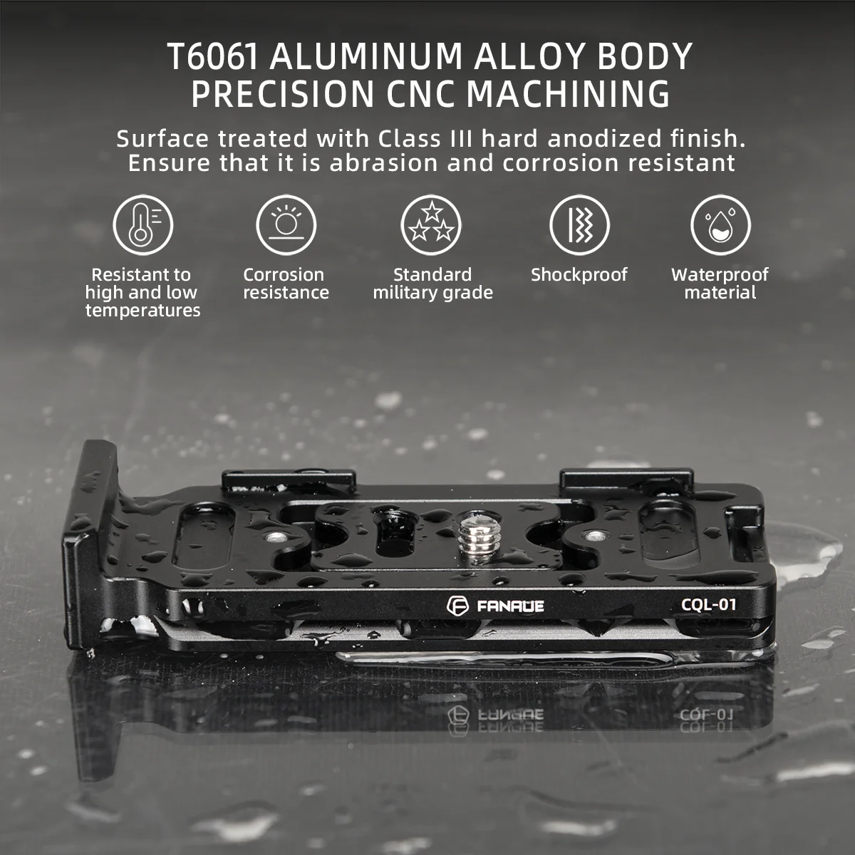 Fanaue aluminium l-förmige schnell wechsel platte vertikaler halter universal slr kamera arca-swiss für nikon sony canon fujifilm – Detail 9